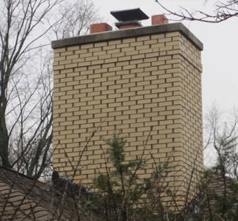 Brick chimney